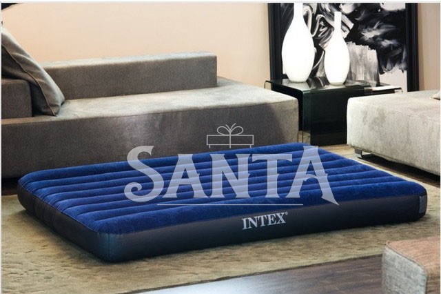 

Матрас надувной Intex двуспальный арт.68759. Матрас отлично подходит для отдыха на природе, моря, дома