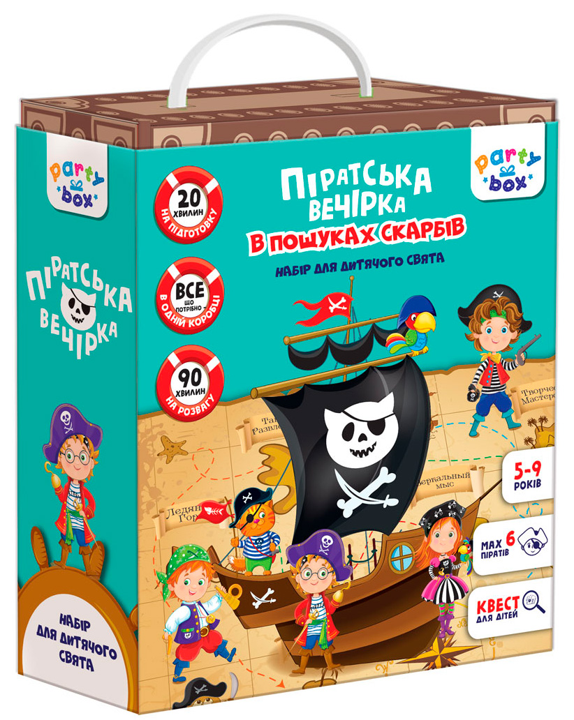 

Набор для праздника Пиратская вечеринка (укр.), Vladi Toys (12-68732)