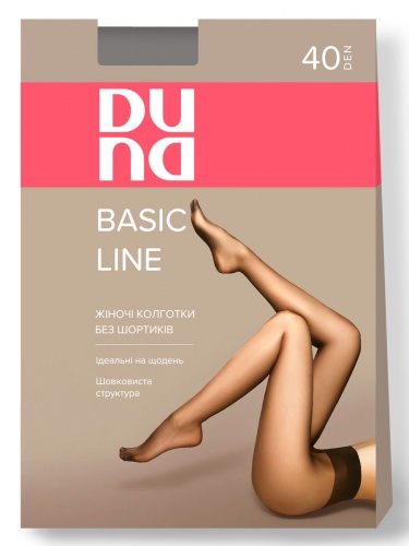 

Колготки женские без шортиков 40 Den, Duna, черный (размер 2) (12-68376)