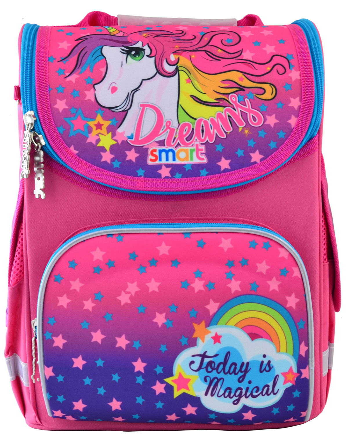 

Рюкзак школьный, каркасный Unicorn (12 л), Smart (12-69057)