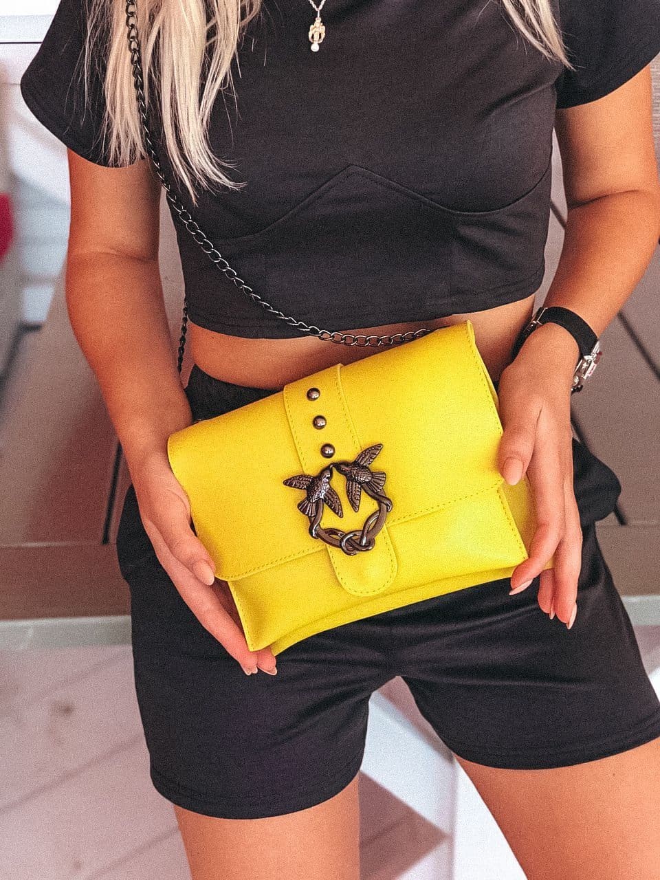 

Сумка женская Astory Designer Bags Love желтая
