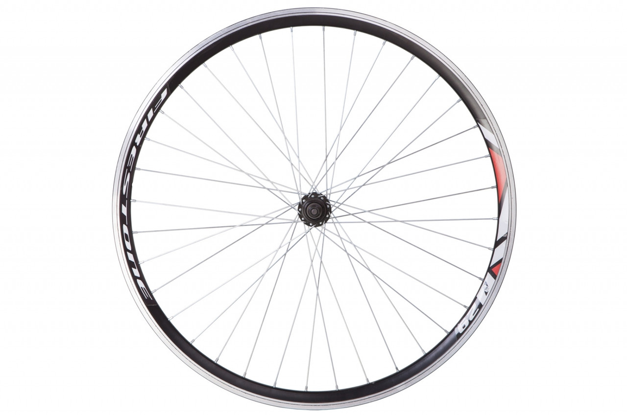 

Колесо велосипедное заднее 24" Velotrade 36 спиц 14G с проточкой