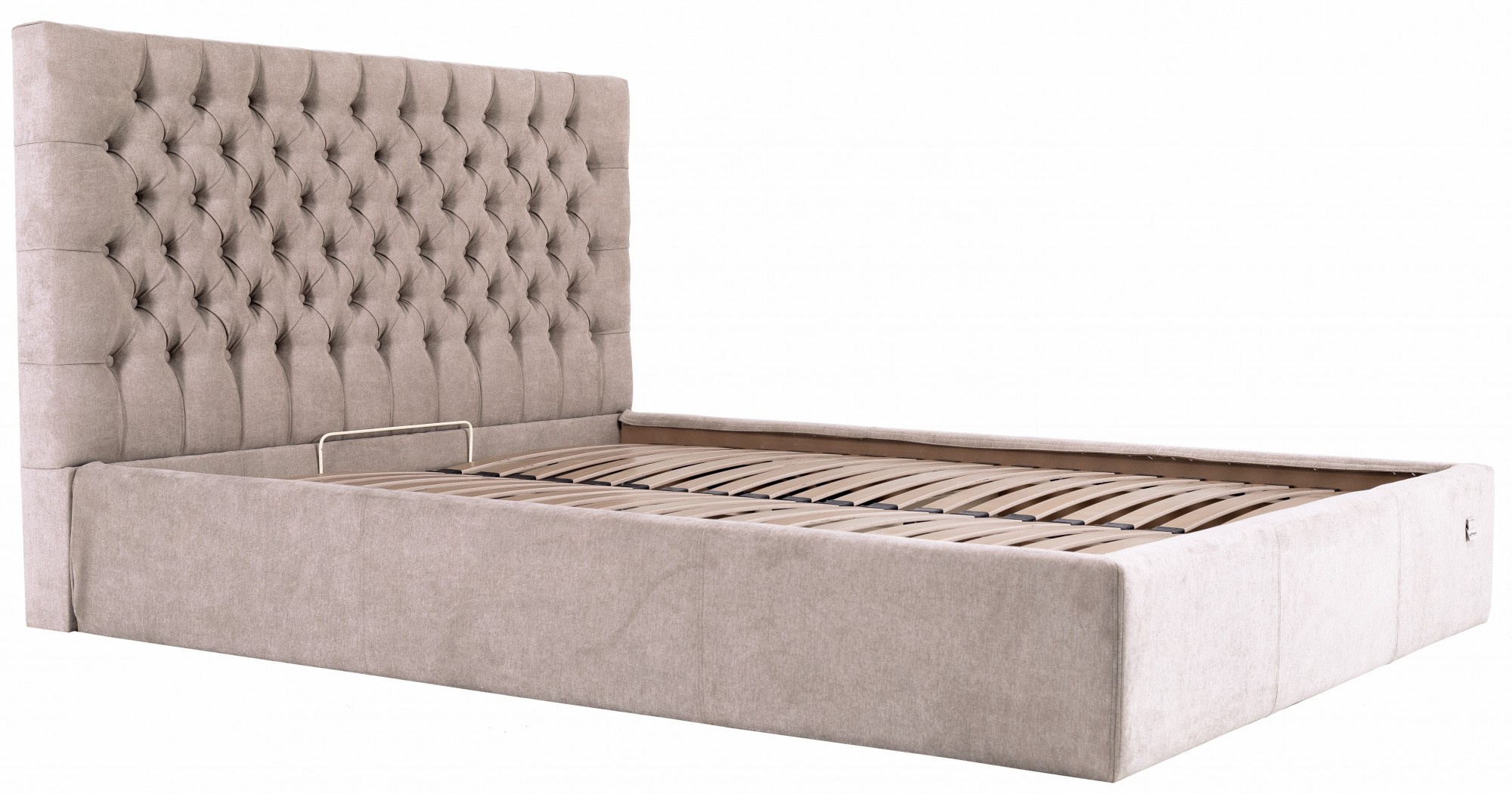

Кровать Двуспальная Cambridge Comfort 160 х 190 см Мисти Mocoo С подъемным механизмом и нишей для белья Серая