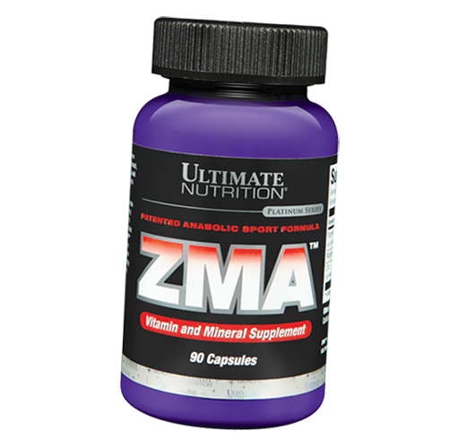

ЗМА, Цинк Магний Б6, ZMA, Ultimate Nutrition 90капс (08090008)