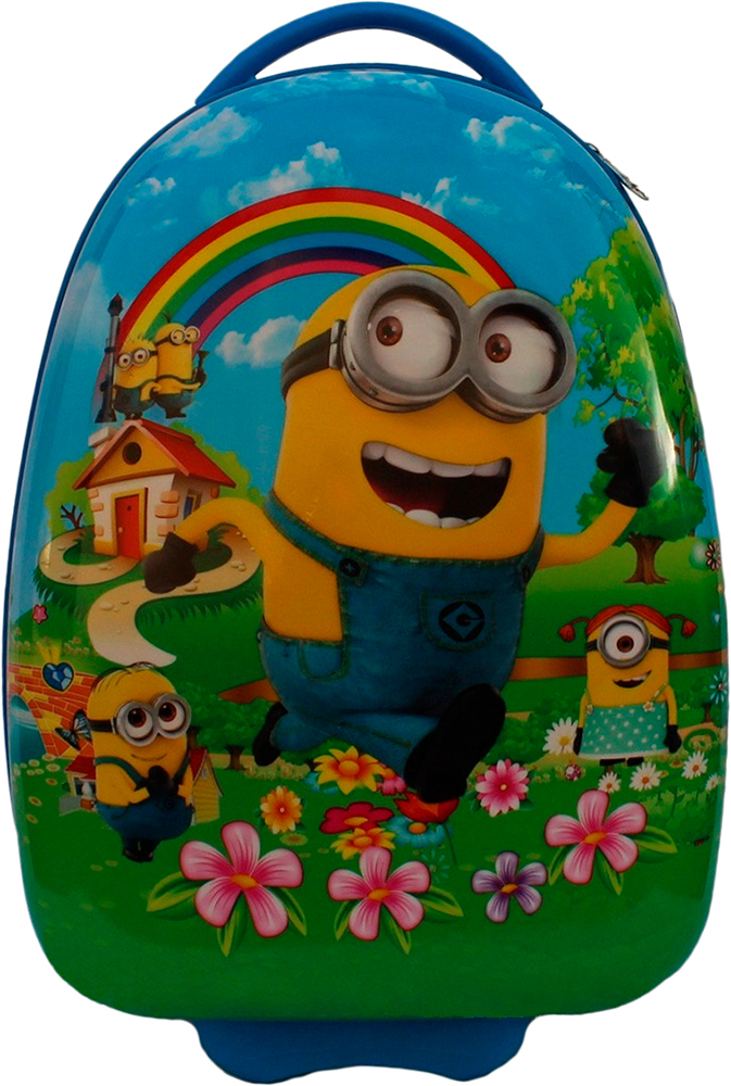 

Чемодан детский пластиковый Babycase Миньены 42 см 2 колеса (Bp188302)