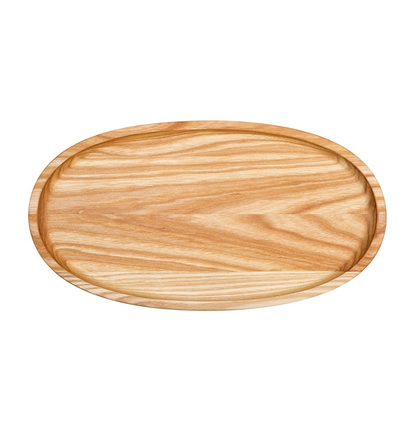 

Деревянный поднос Woodstuff Эллипс, 37х20 см
