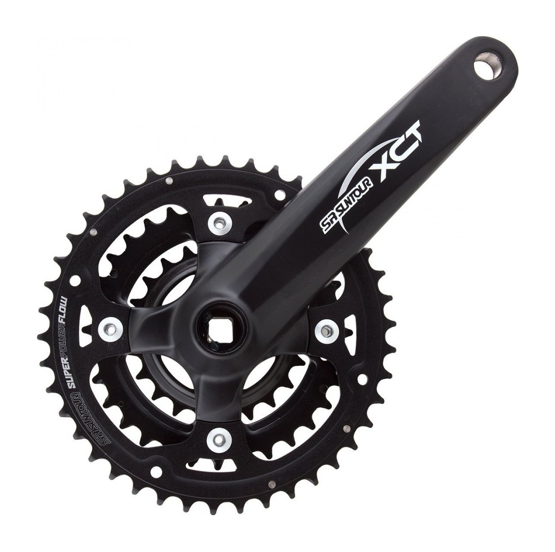 

Система SR Suntour XCT T322PB 42-32-22Т 175 мм Черная