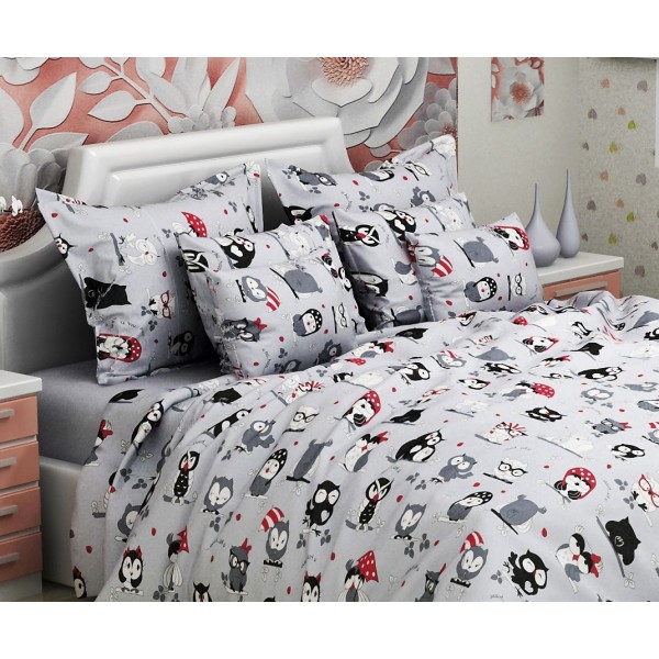 

Комплект постельного белья SoundSleep Grey Owls подростковый