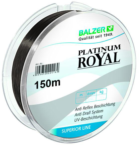 

Леска Balzer Platinum Royal New 150 м 0.25 мм 6.1 кг (12301 025)