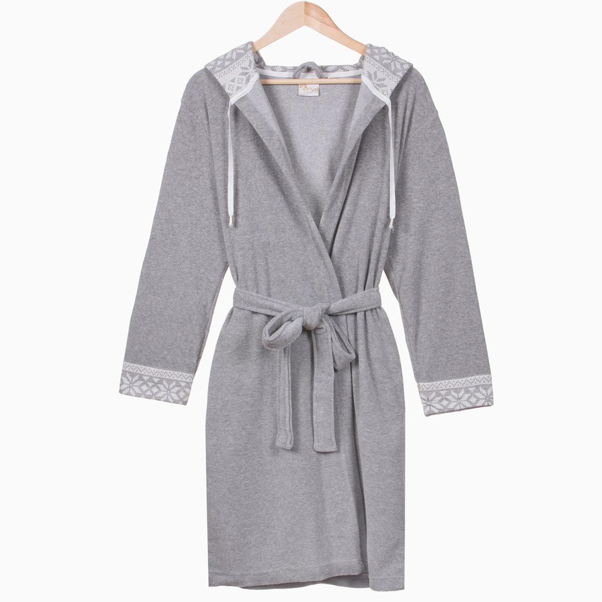 

Халат женский махровый Latena Серый S Arya AR-TR1002524-grey-s