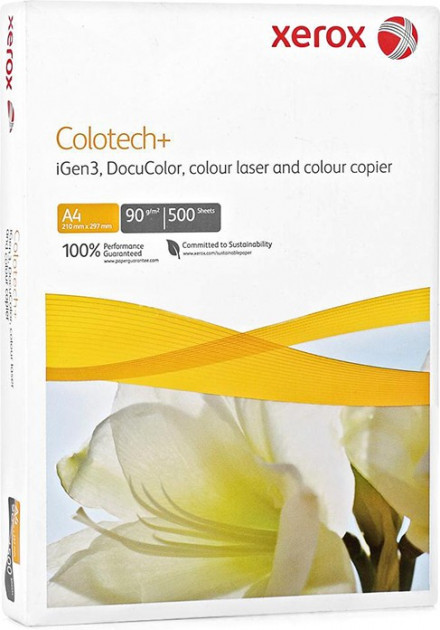 

Бумага Xerox Colotech+ A4 90г/м2, 500л (003R98837) 003R98837