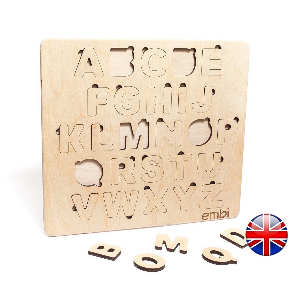 

Азбука-сортер для детей, Maxi 40x1x36 см, Английский Алфавит Embi