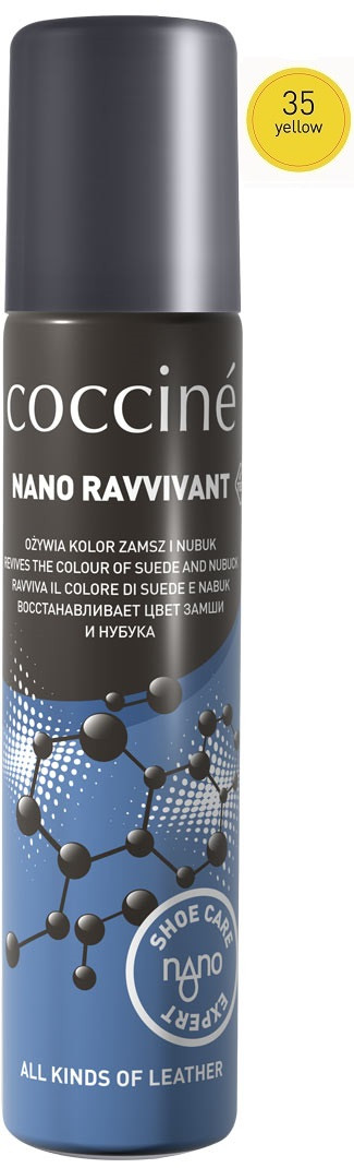 

Спрей для замши и нубука Coccine RAVVIVANT NANO Желтый 100мл 55/19/100/35