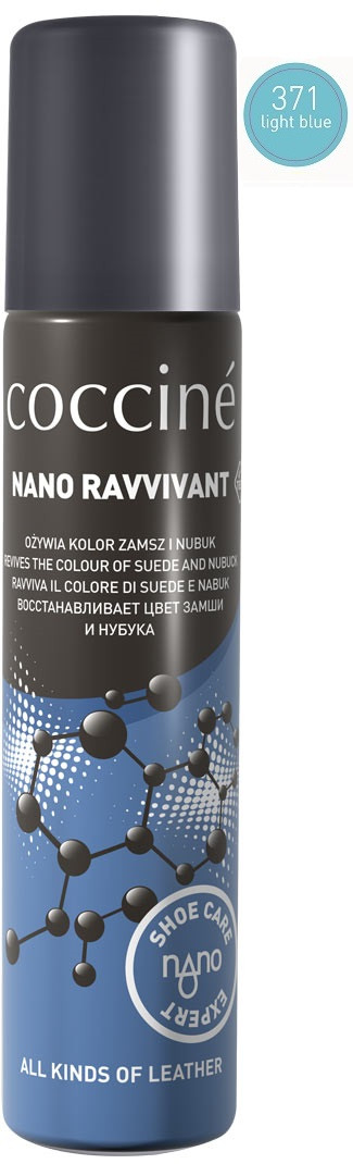 

Спрей для замши и нубука Coccine RAVVIVANT NANO Светло-голубой 100мл 55/19/100/371