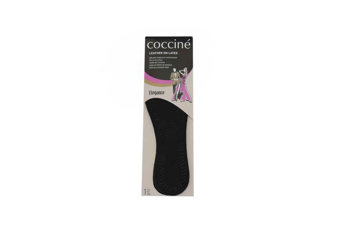 

Стельки кожаные на латексе Coccine LEATHER ON LATEX размер 37 черные 665/52/02/37
