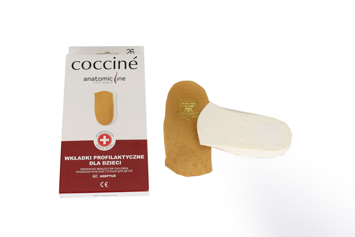 

Стельки ортопедические детские Coccine ADEPTUŚ размер 35 668/10/35