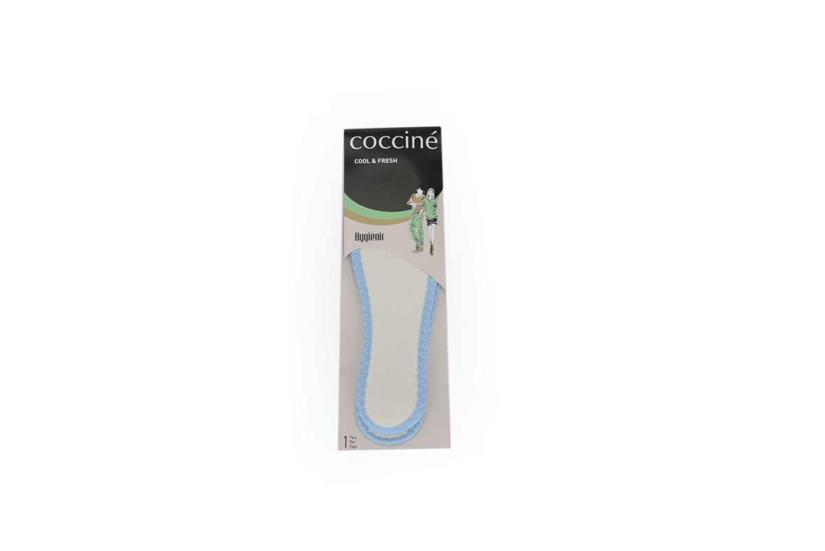

Стельки из термо-полиэфирных волокон Coccine COOL & FRESH размер 39 665/141/39