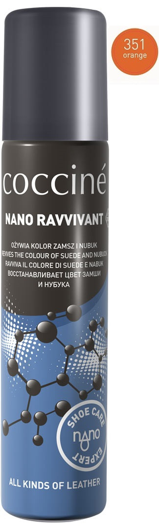 

Спрей для замши и нубука Coccine RAVVIVANT NANO Оранжевый 100мл 55/19/100/351