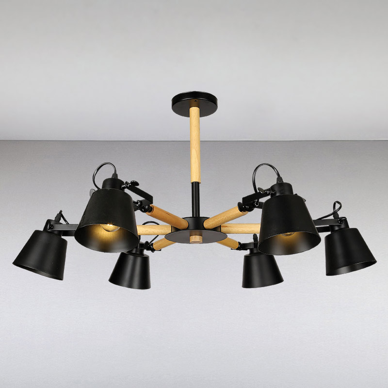 

Люстра Light House LS-13375-6 BK черная