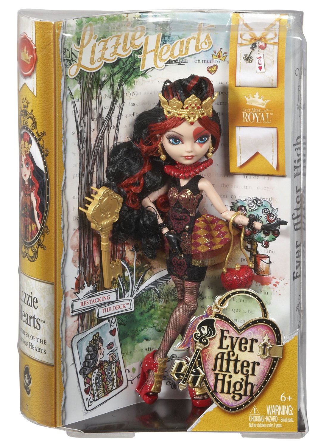 Ever After High Lizzie Hearts, Brinquedo Mattel Nunca Usado 90343780