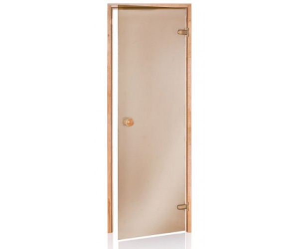 

Двери для бани и сауны Wood classic бронза 60х190