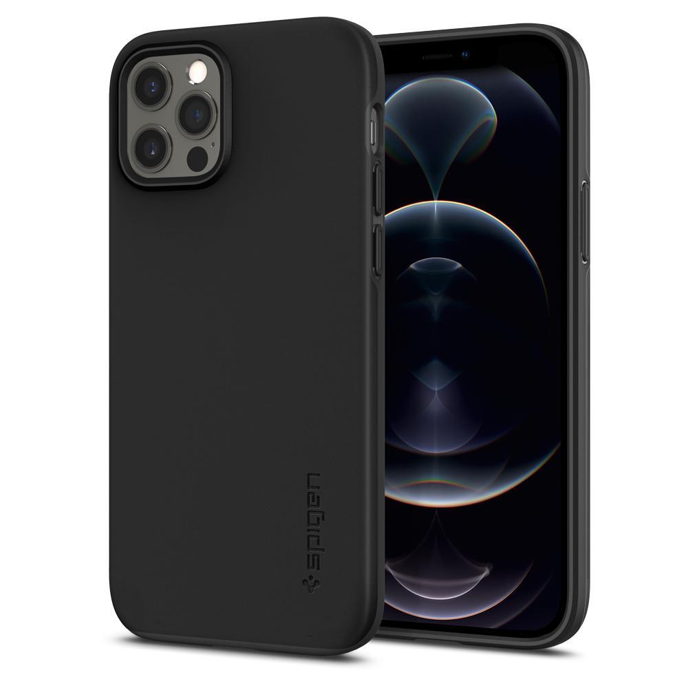 

Чехол Spigen Thin Fit для iPhone 12 / 12 Pro Black