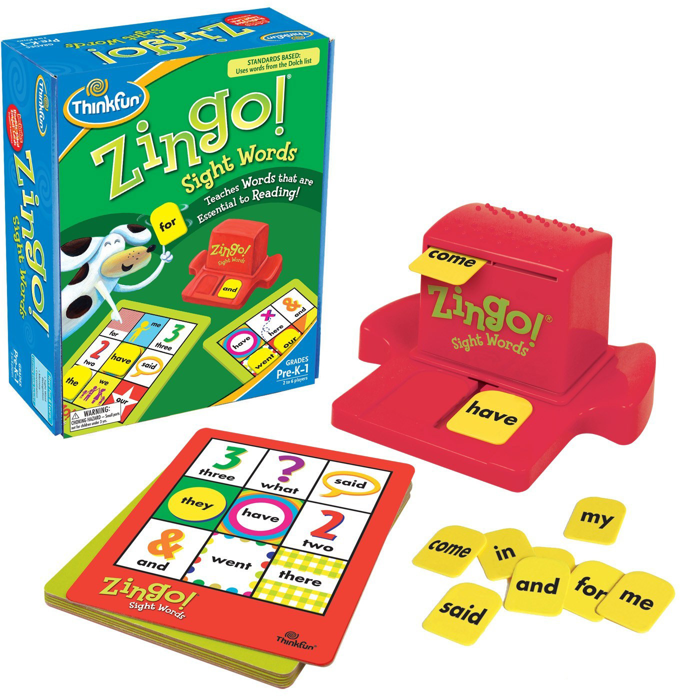 

Логическая игра ThinkFun Zingo Слова (7704) (019275077044)