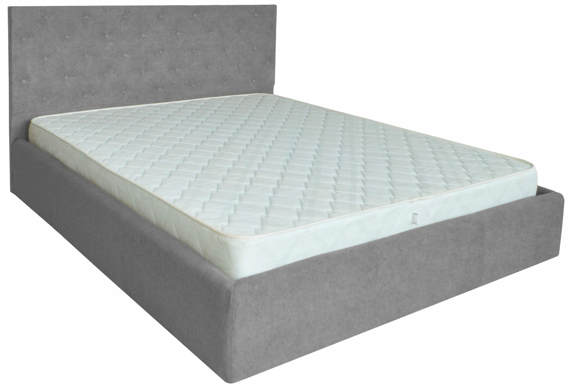 

Кровать Coventry Comfort 140 х 200 см Мисти Grey С подъемным механизмом и нишей для белья Серая