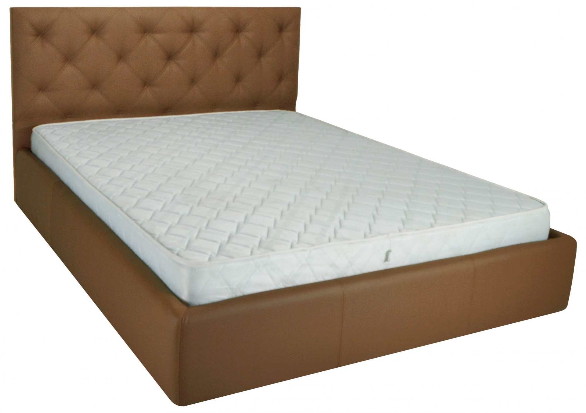 

Кровать Двуспальная Bristol Comfort 160 х 200 см Fly 2213 A1 С подъемным механизмом и нишей для белья Светло-коричневая