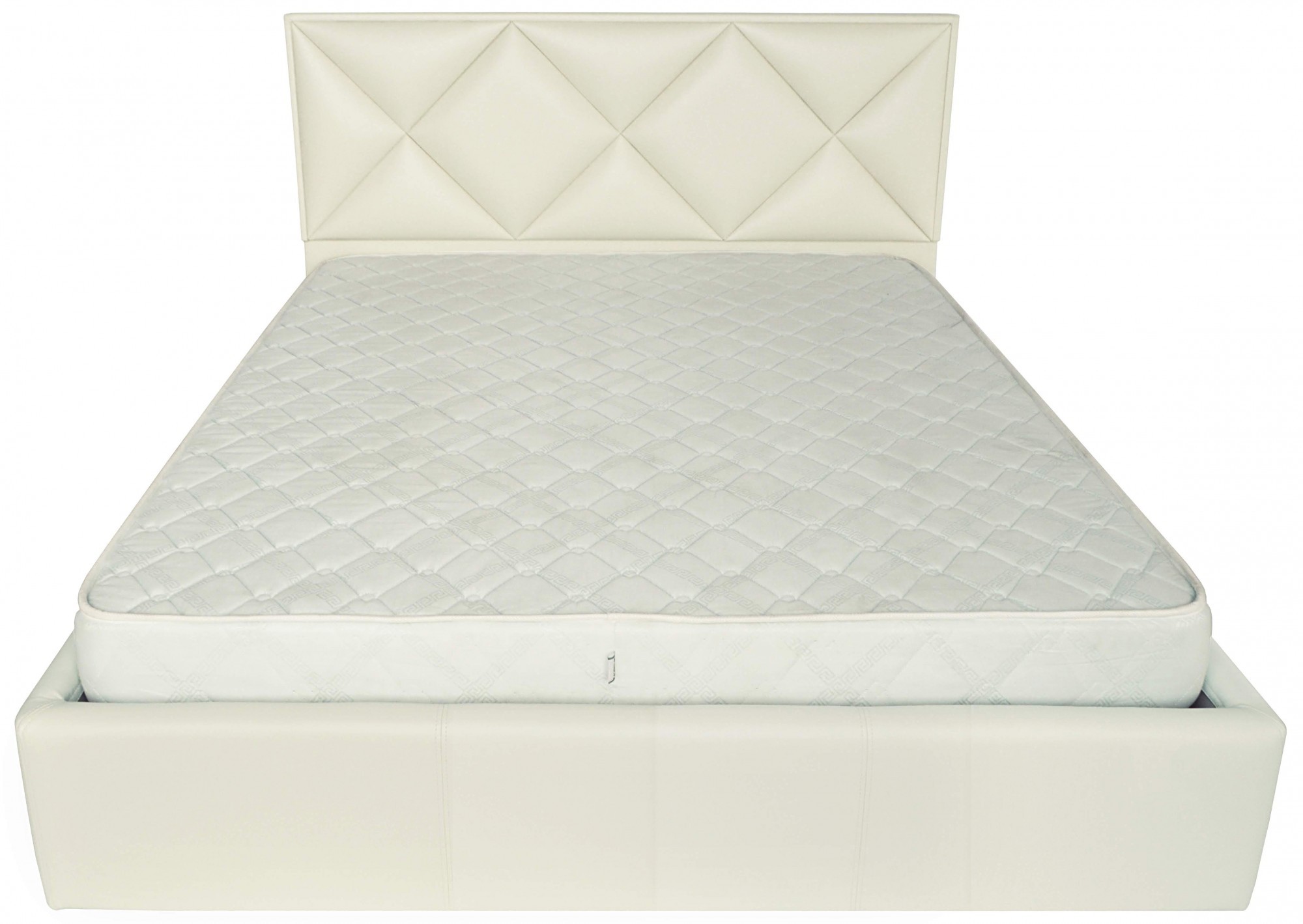 

Кровать Двуспальная Leeds Comfort 160 х 190 см Fly 2200 A1 С подъемным механизмом и нишей для белья Белая