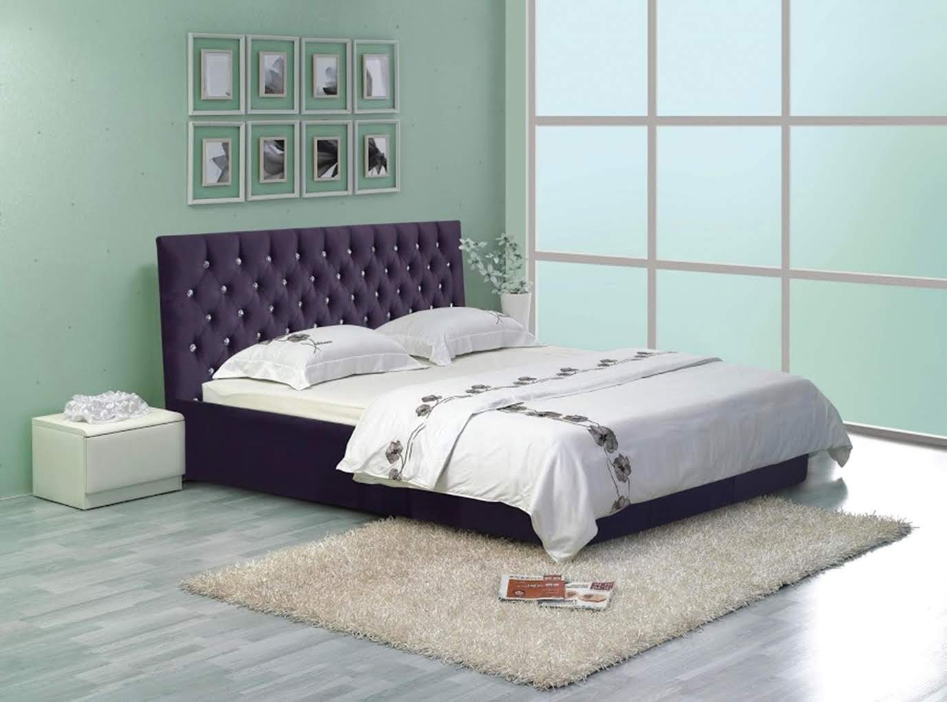 

Кровать Двуспальная Cambridge Comfort 160 х 190 см Missoni 022 С1 С подъемным механизмом и нишей для белья Фиолетовая