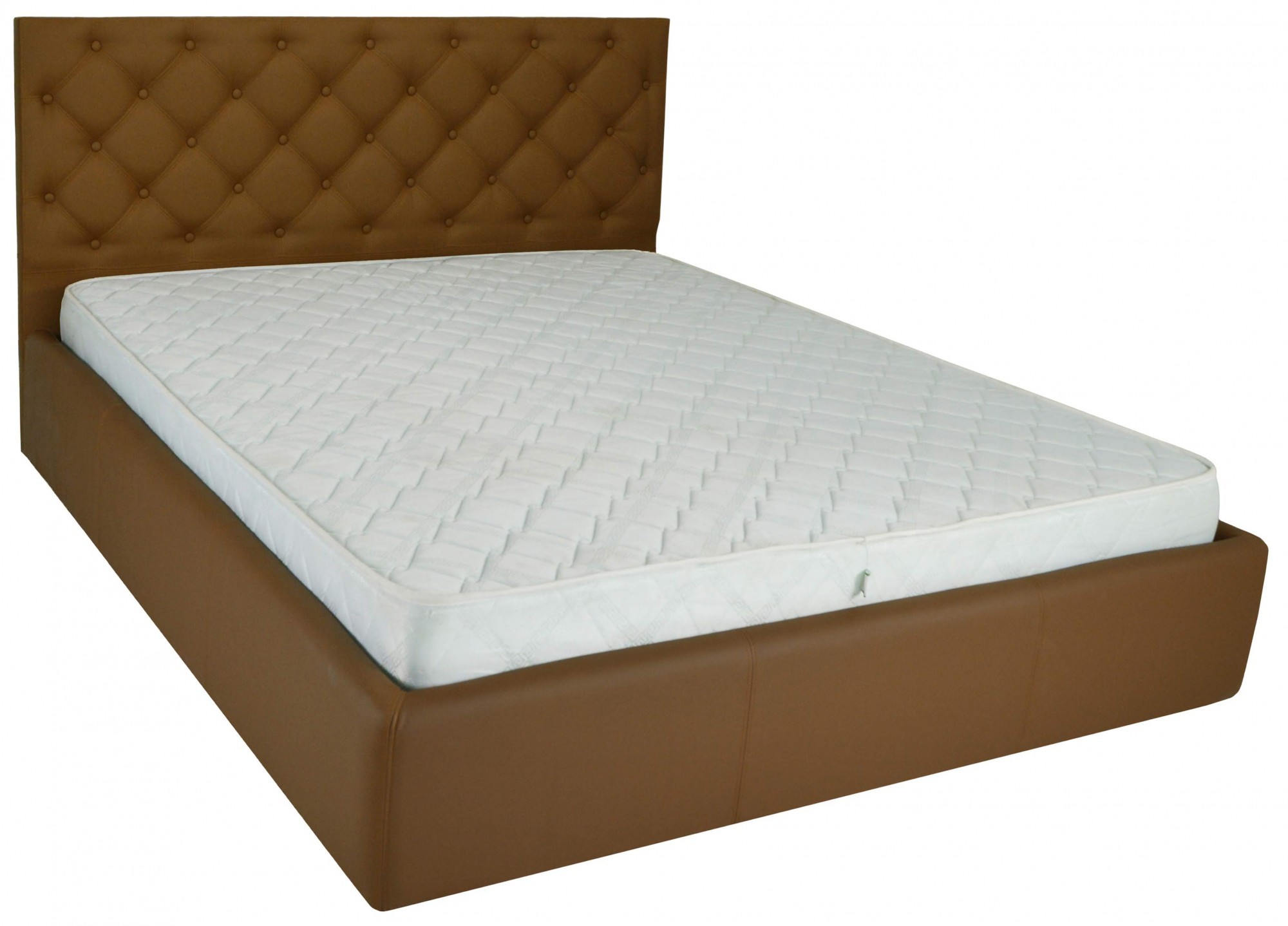 

Кровать Двуспальная Coventry Comfort 160 х 200 см Fly 2213 A1 С подъемным механизмом и нишей для белья Светло-коричневая