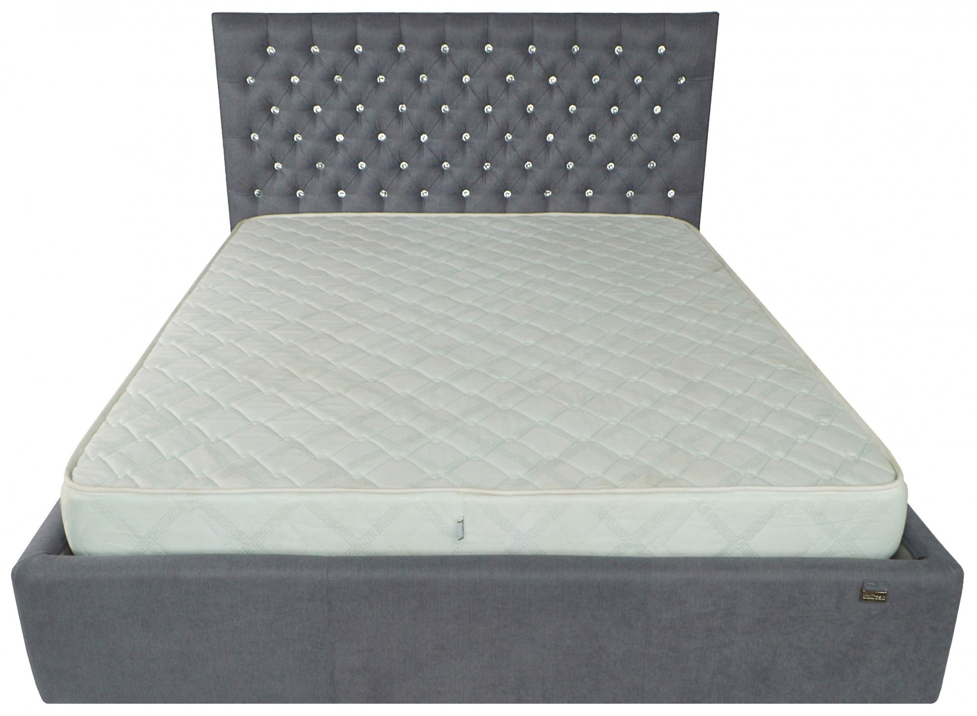 

Кровать Cambridge Comfort 140 х 200 см Fibril 16 С1 С подъемным механизмом и нишей для белья Темно-серая