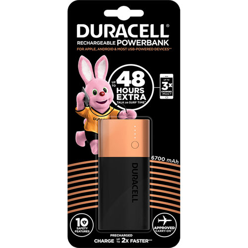 

Powerbank DURACELL LiON PB2x1TBCD 6700mAh