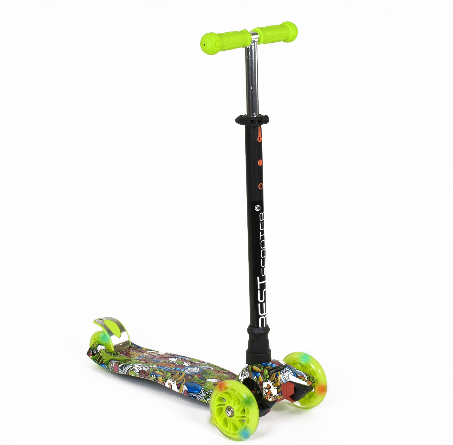 

Самокат детский 3х колесный Best Scooter, ar. DIMSA-8777, зеленый