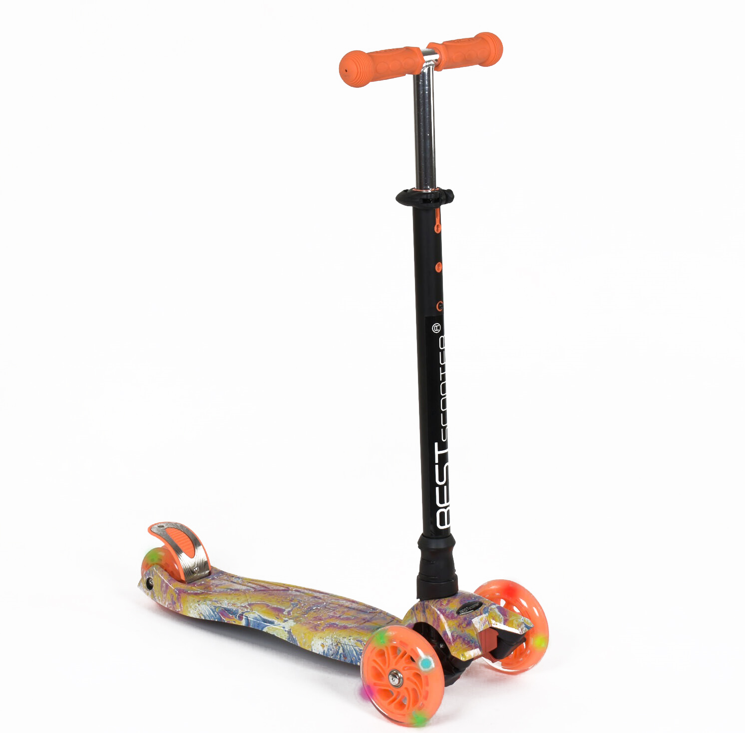 

Самокат детский 3х колесный Best Scooter, ar. DIMSA-8772, оранжевый