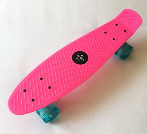 

Детский скейт Пенни Борд Penny Board Zippy Светятся колеса Розовый 54 см (ZL8)