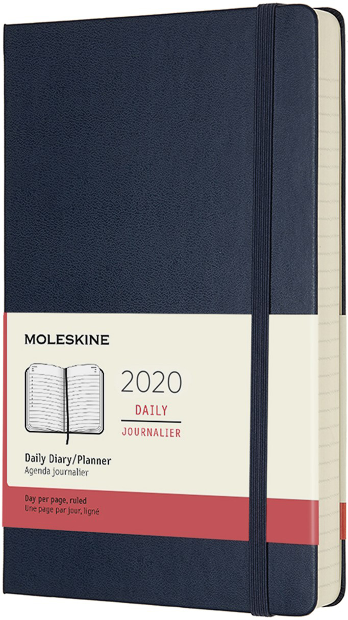 

Ежедневник Moleskine 2020 13 х 21 см 400 страниц Сапфир (8058647628769)