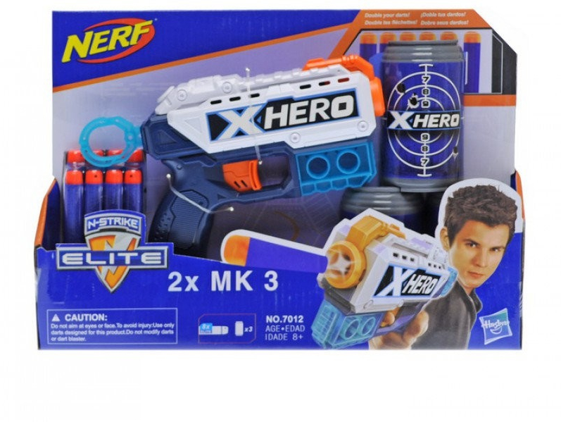 

Игрушечный бластер с мягкими патронами и мишенями NERF 7012