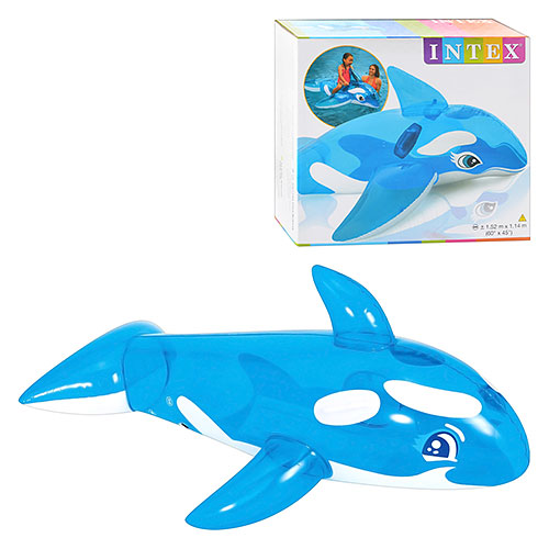 

Плотик для плавания "Кит" Intex 58523 152х114 см
