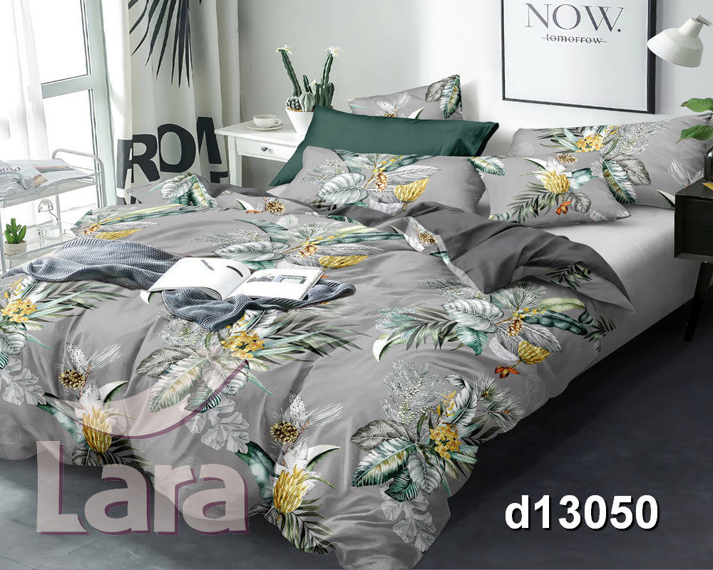 

Постельное белье LARA сатин d13050e евро