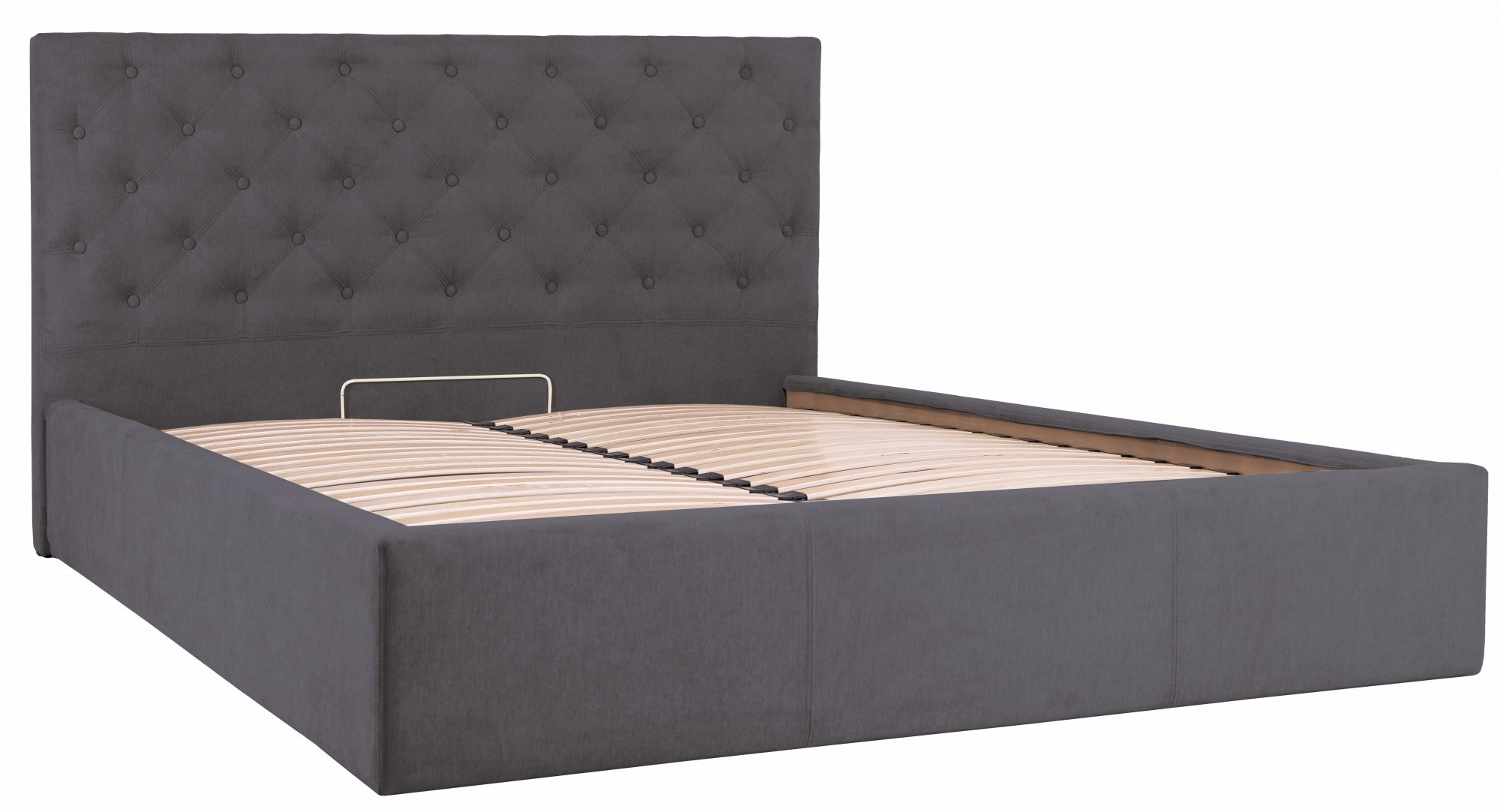

Кровать Coventry Comfort 140 х 190 см Мисти Dark Grey С подъемным механизмом и нишей для белья Темно-серая