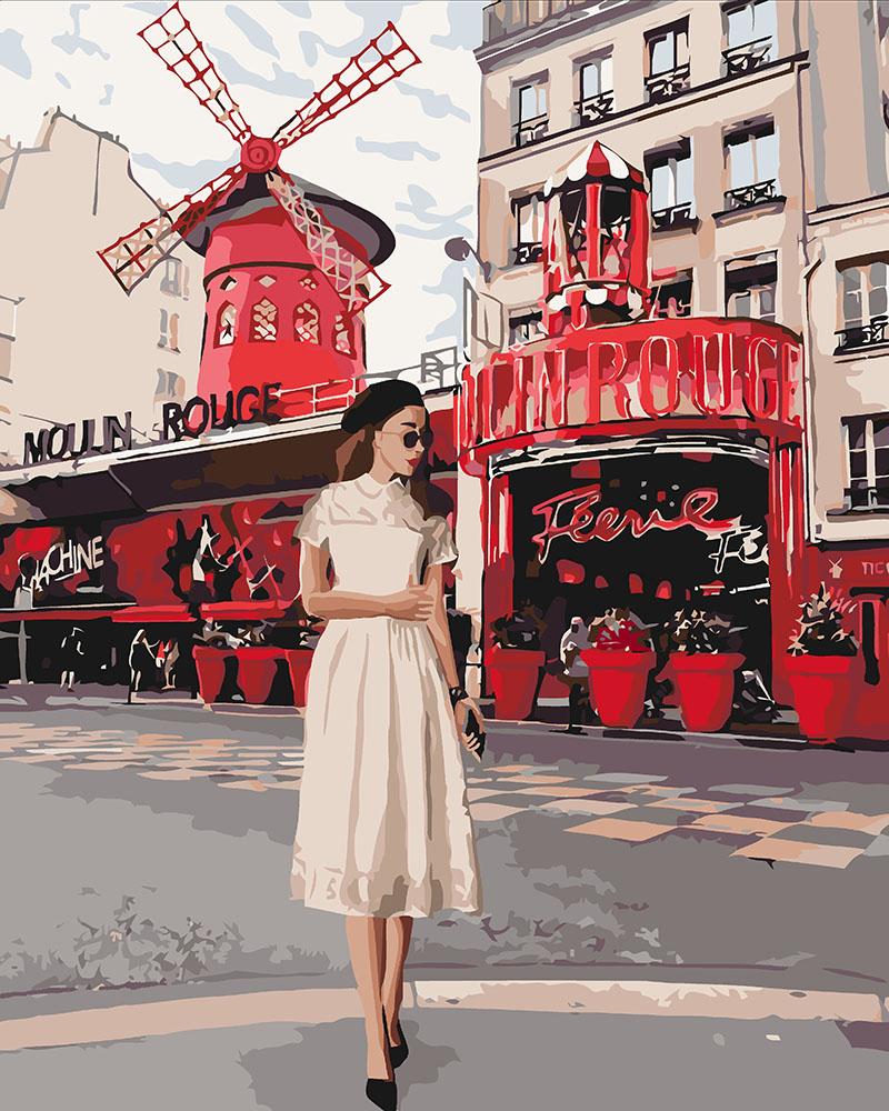 

Картина рисование по номерам Идейка Moulin Rouge KH4657 40х50см набор для росписи краски, кисти, холст