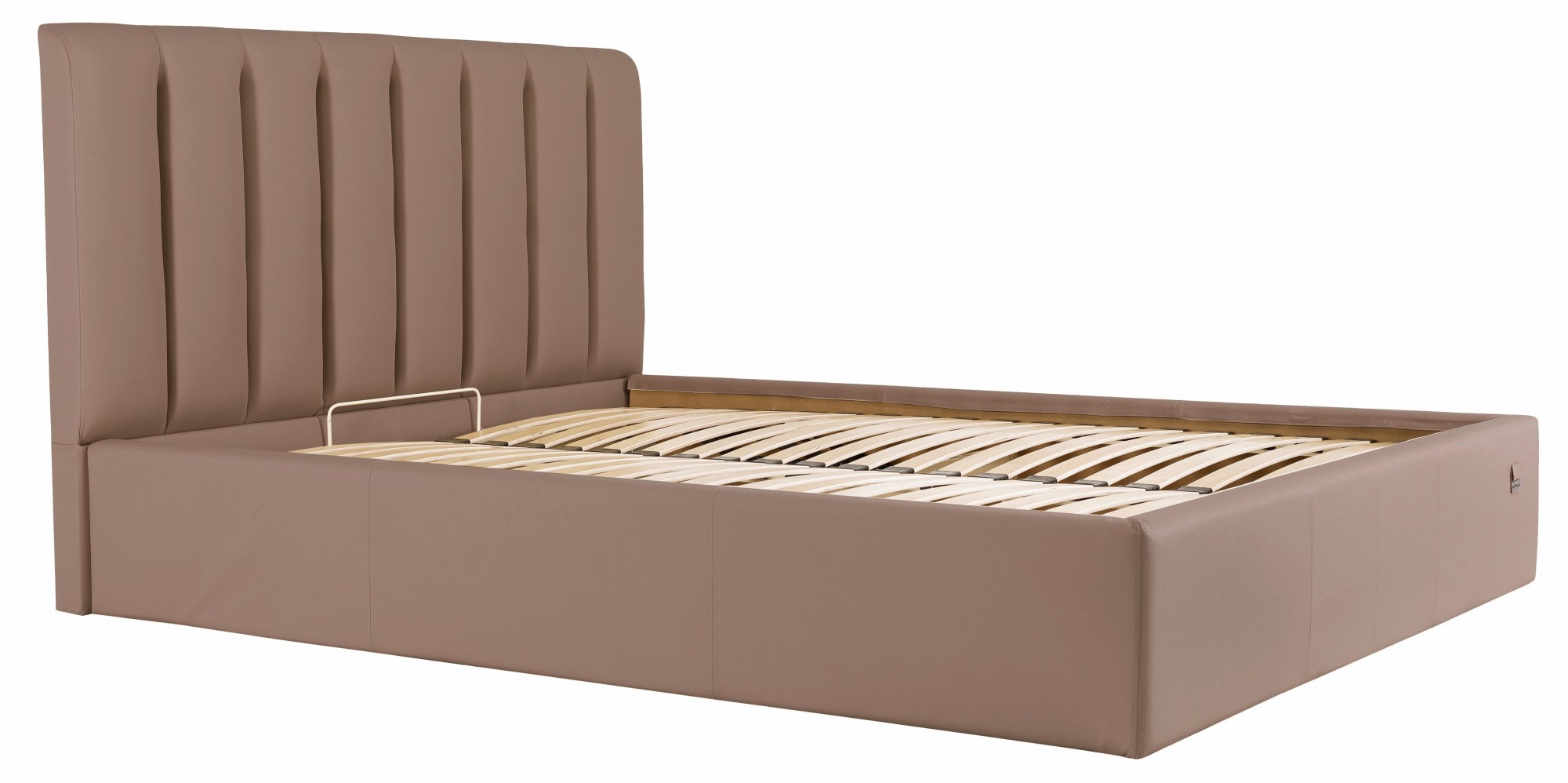 

Кровать Sanam Comfort 120 х 190 см Fly 2213 С подъемным механизмом и нишей для белья Светло-коричневая
