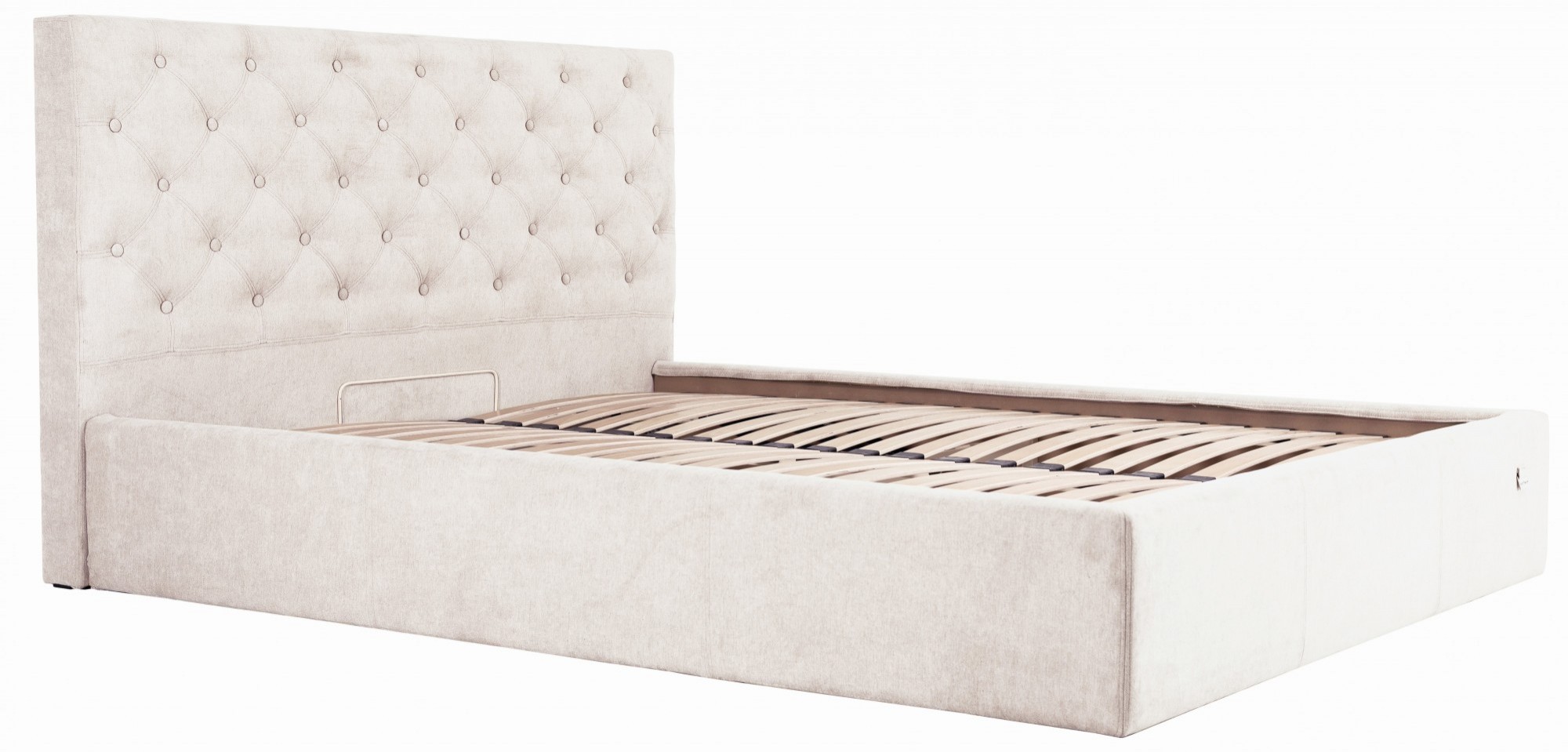 

Кровать Coventry Comfort 140 х 190 см Мисти Milk С подъемным механизмом и нишей для белья Бежевая