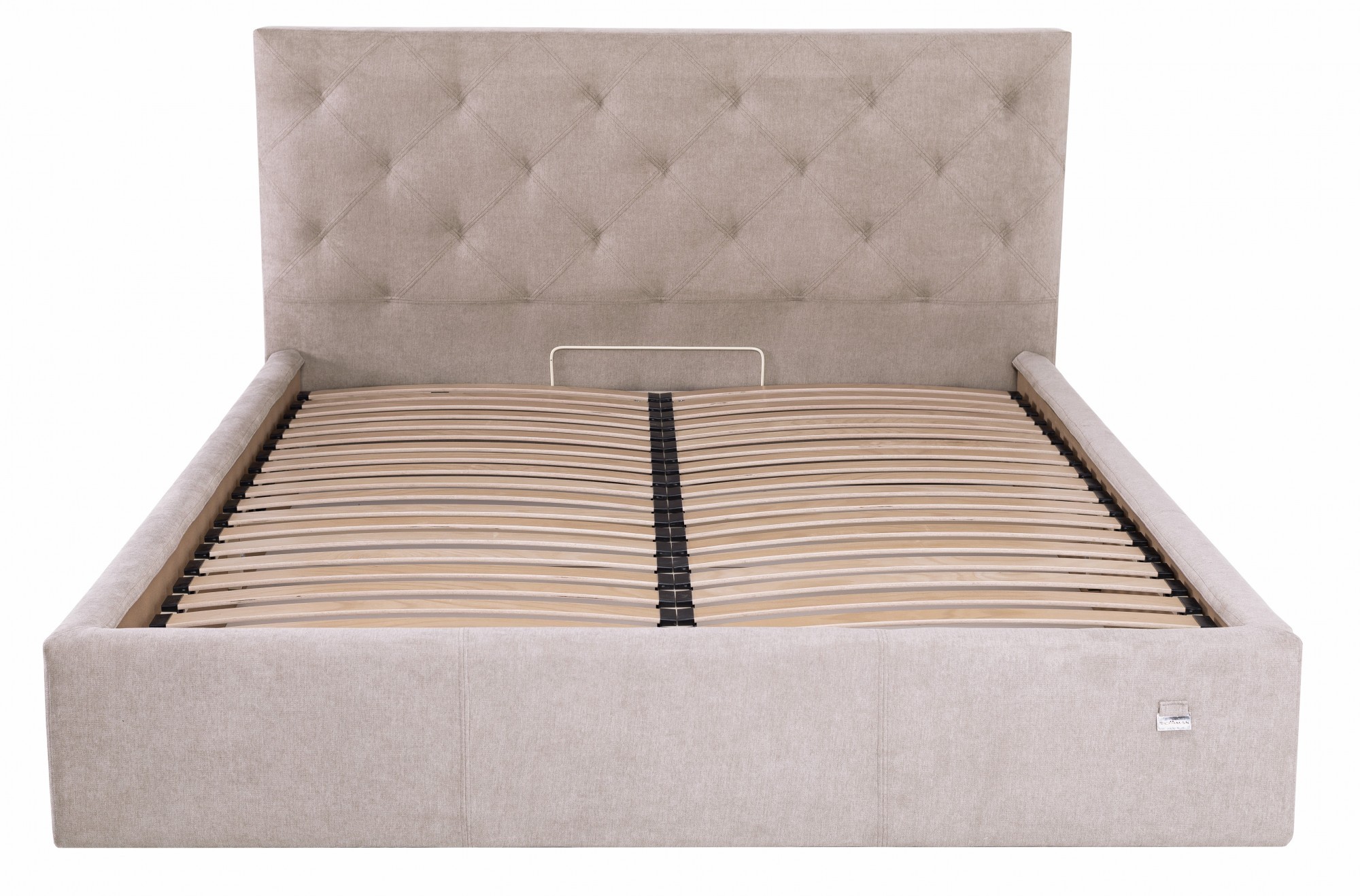 

Кровать Bristol Comfort 140 х 200 см Мисти Mocco С подъемным механизмом и нишей для белья Серая