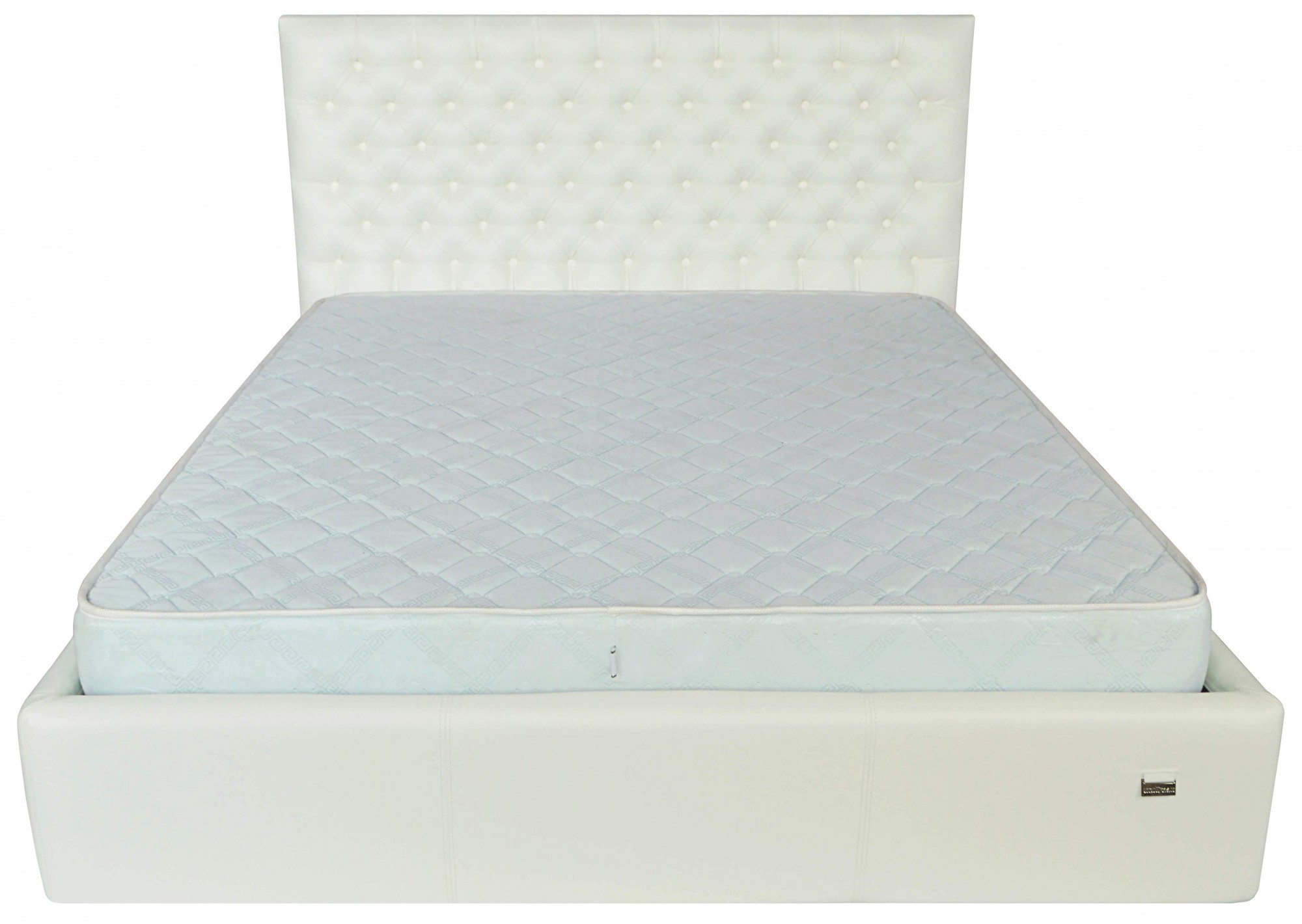 

Кровать Cambridge Comfort 140 х 190 см Boom 01 С подъемным механизмом и нишей для белья Белая