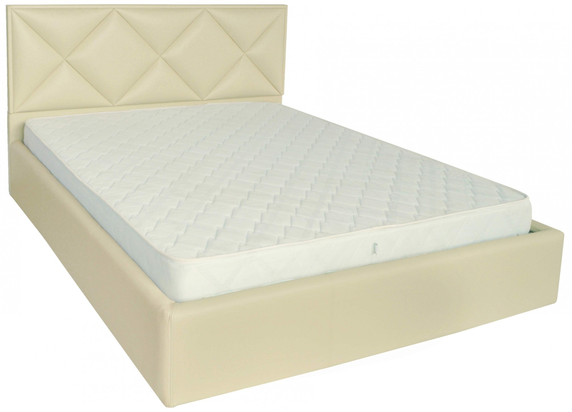 

Кровать Двуспальная Leeds Comfort 160 х 200 см Fly 2207 A1 С подъемным механизмом и нишей для белья Бежевая