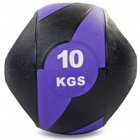 

Мяч медицинский медбол с двумя рукоятками Record Medicine Ball FI-5111-10 10кг (EL002098)