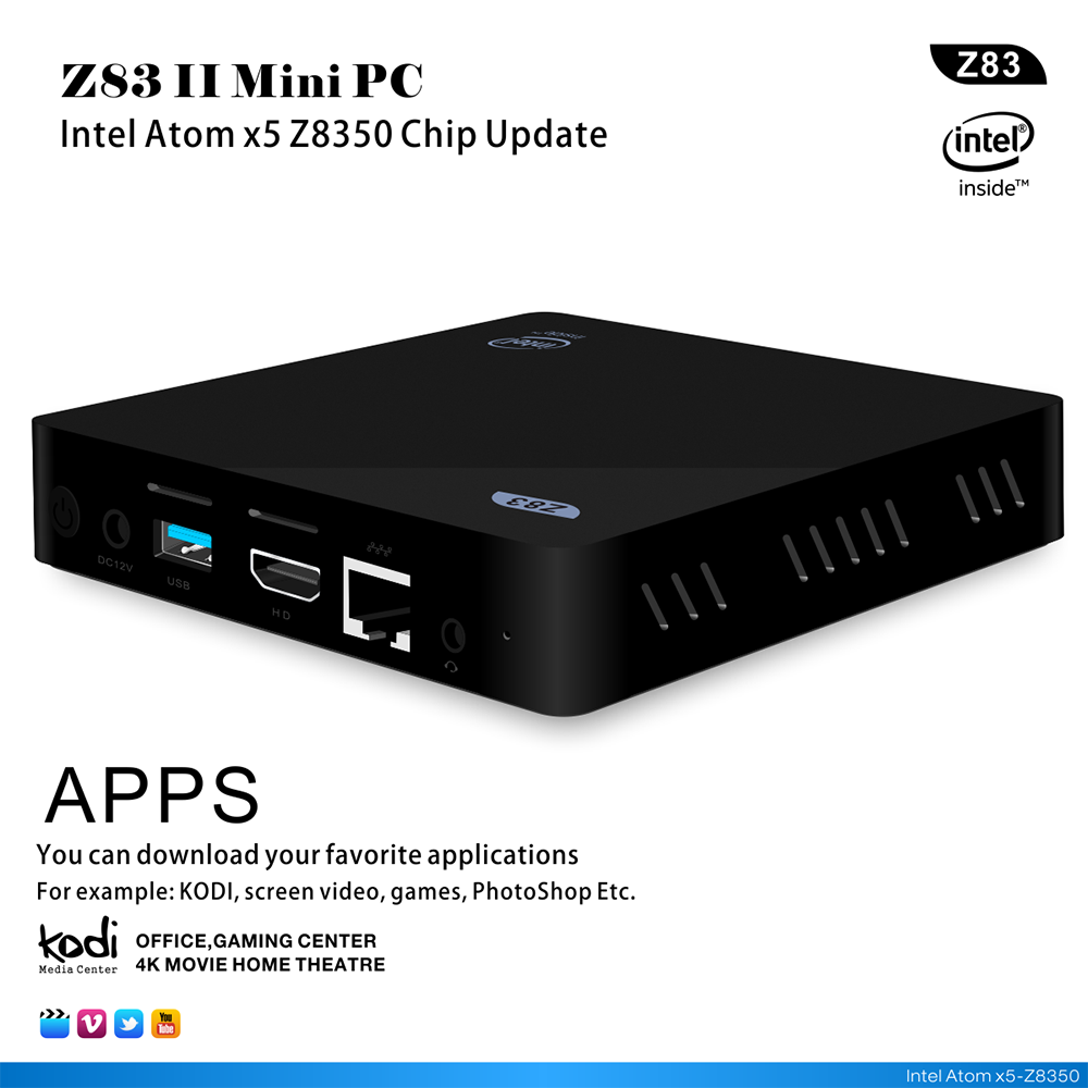 Мини ПК Beelink Z83 II Intel Atom X5 Z8350 2Gb + 32Gb – фото, отзывы,  характеристики в интернет-магазине ROZETKA от продавца: NETBOX | Купить в  Украине: Киеве, Харькове, Днепре, Одессе, Запорожье, Львове